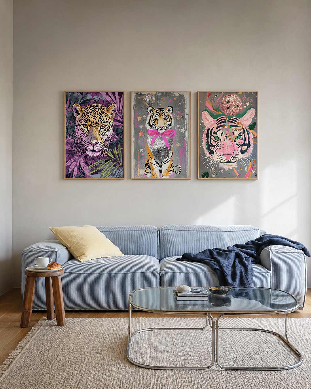 Dierenportret in kleur Posterset