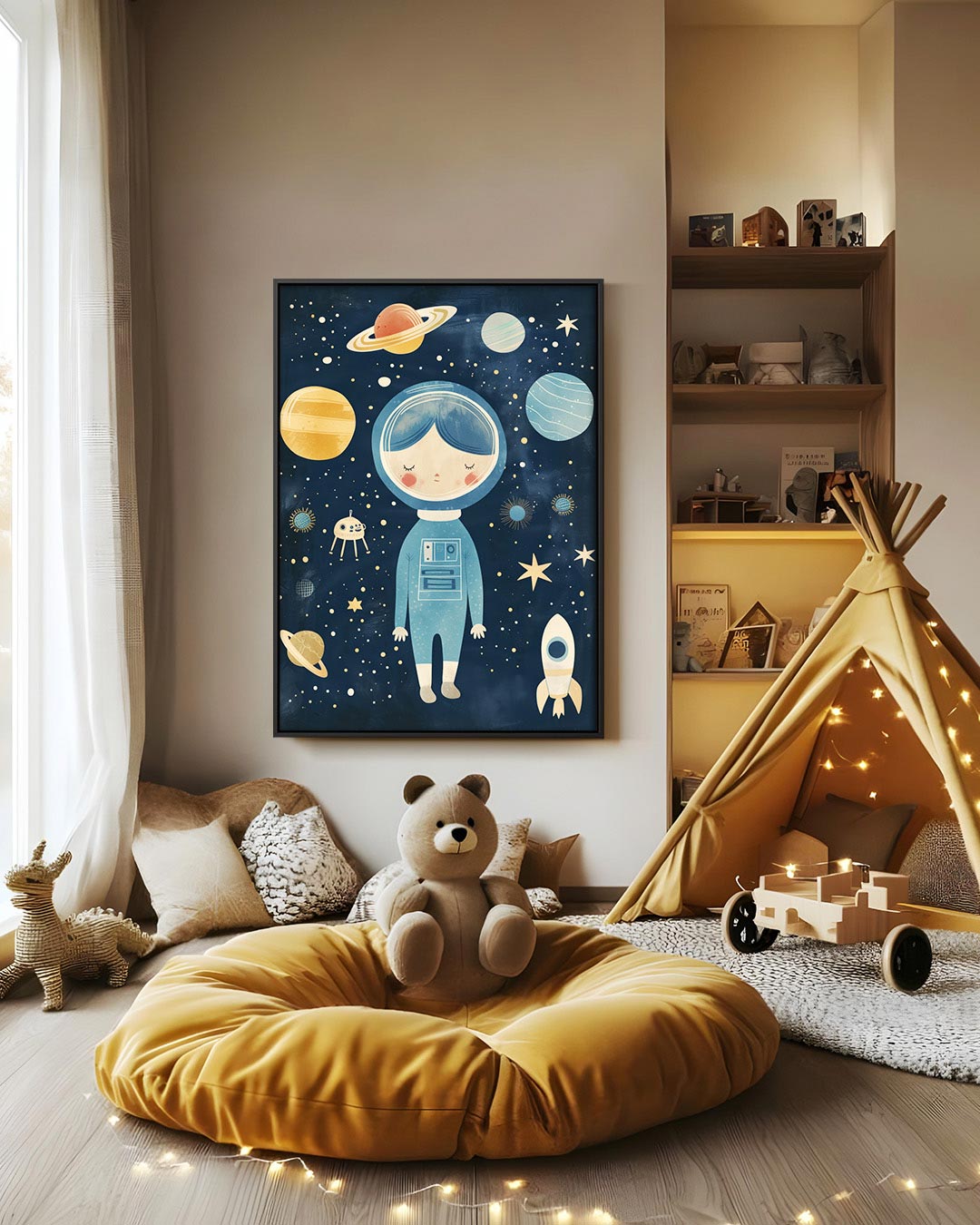 Ruimte illustratie Kunstwerk