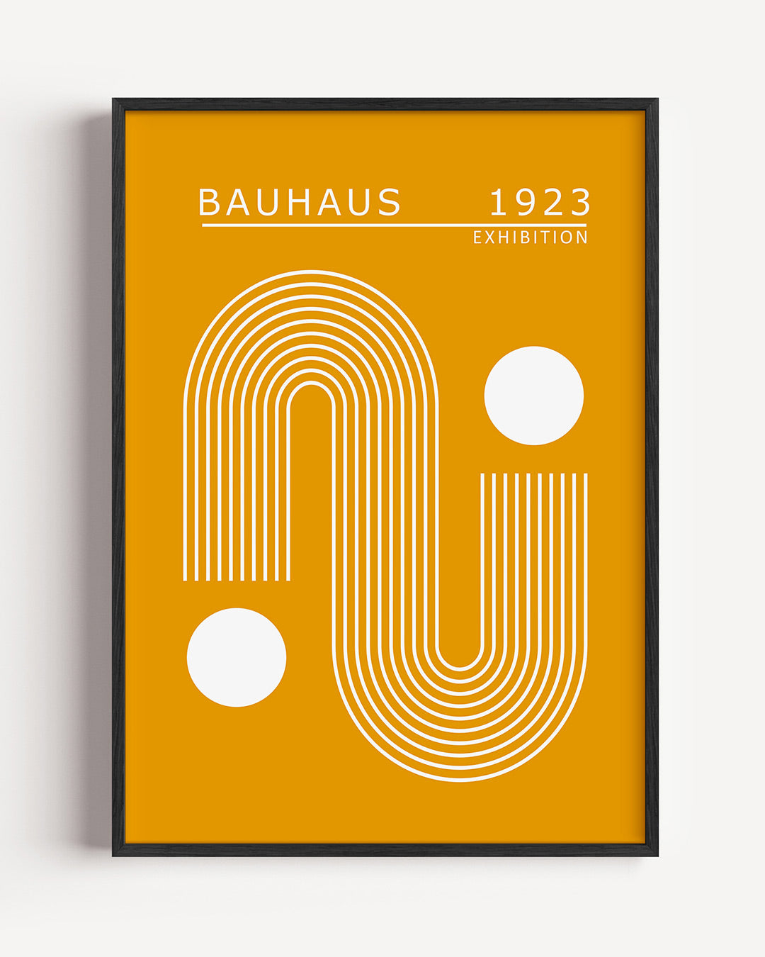 Lijnen en cirkels Poster