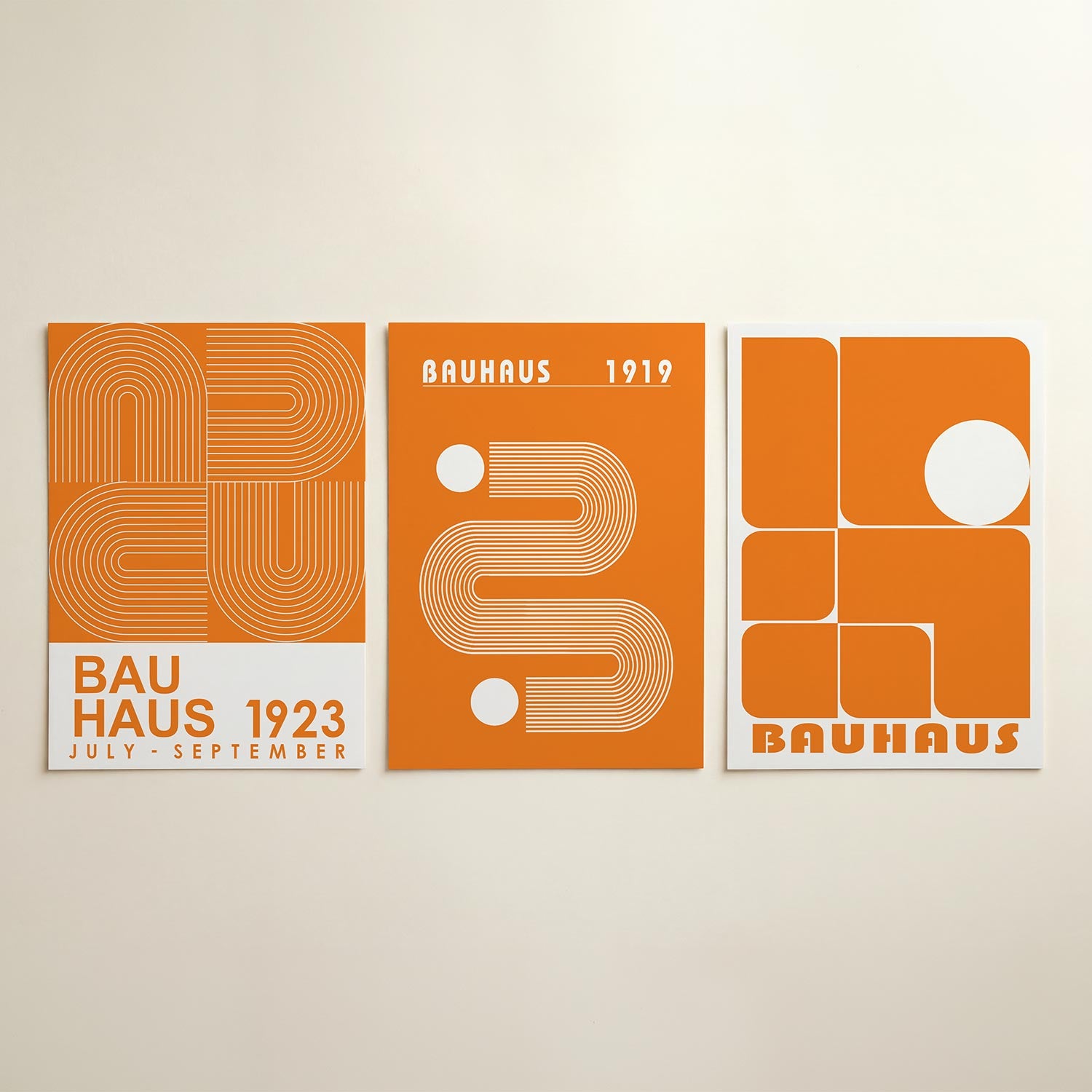 Lijnen en kleurvlakken Posterset