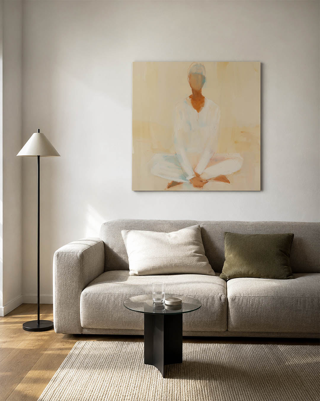Zittende vredigheid Kunstwerk