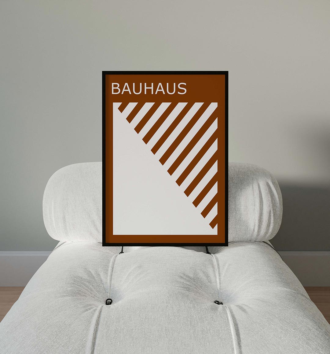 Diagonal lijnen Poster