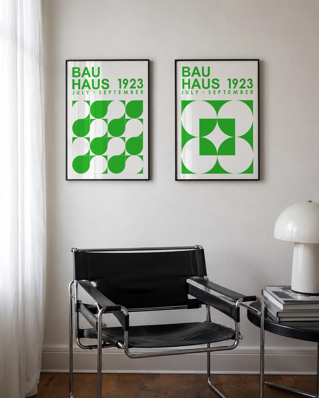 Groene cirkelpatronen Posterset