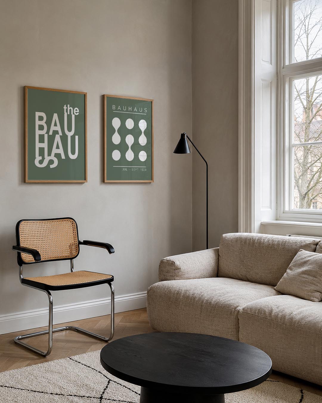 Typografisch spel Posterset