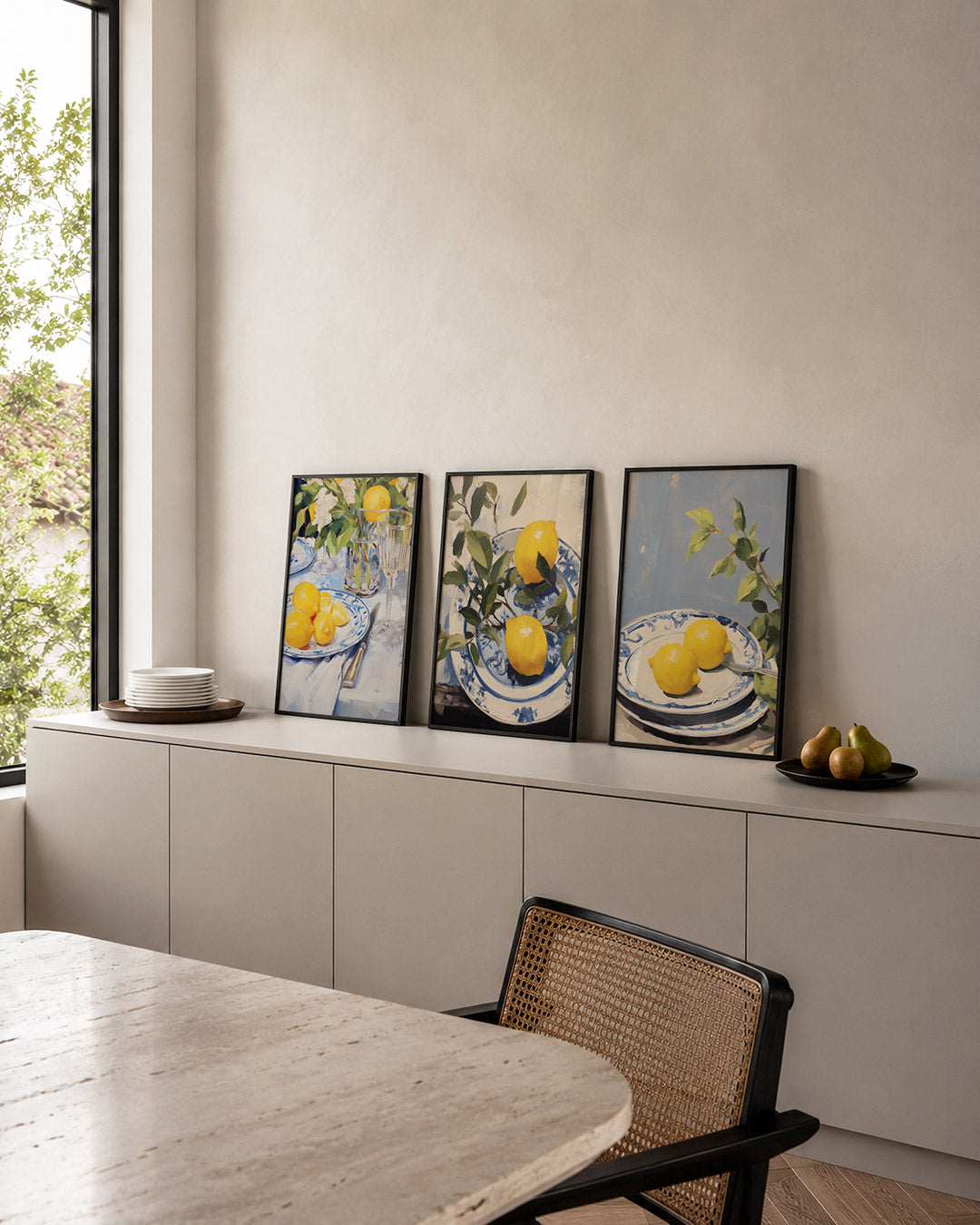 Citroen en glas Posterset