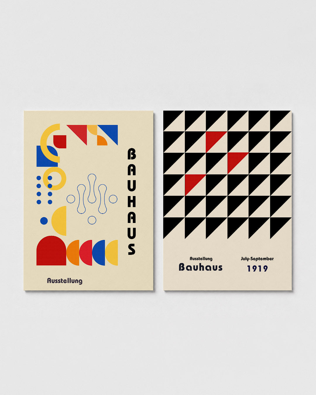 Vormen en kleurvlakken Posterset