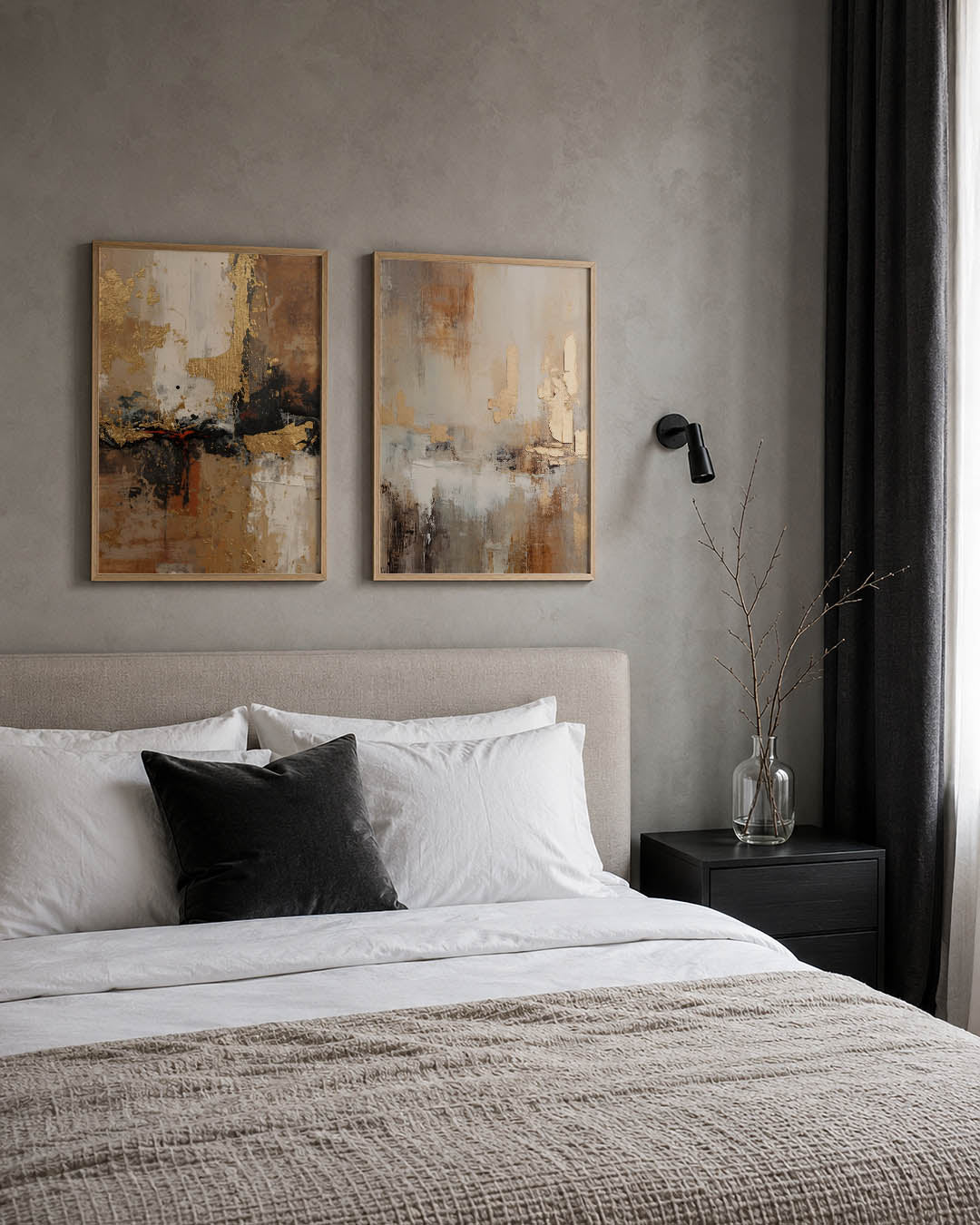 Gouden textuur Posterset