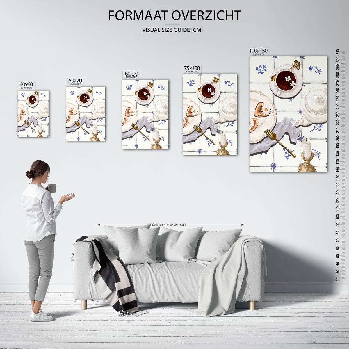 Tafelsetting Kunstwerk