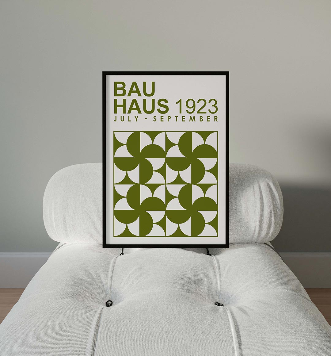 Vormritme en kleur Poster