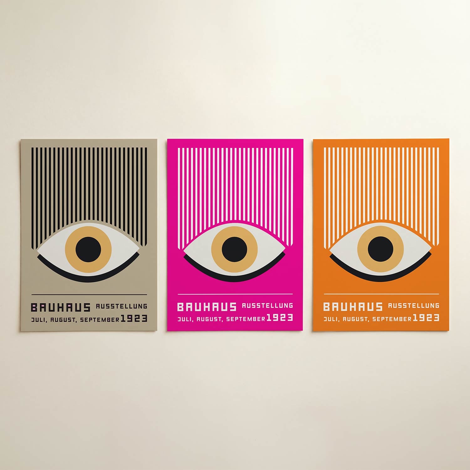 Oog en lijnen Posterset