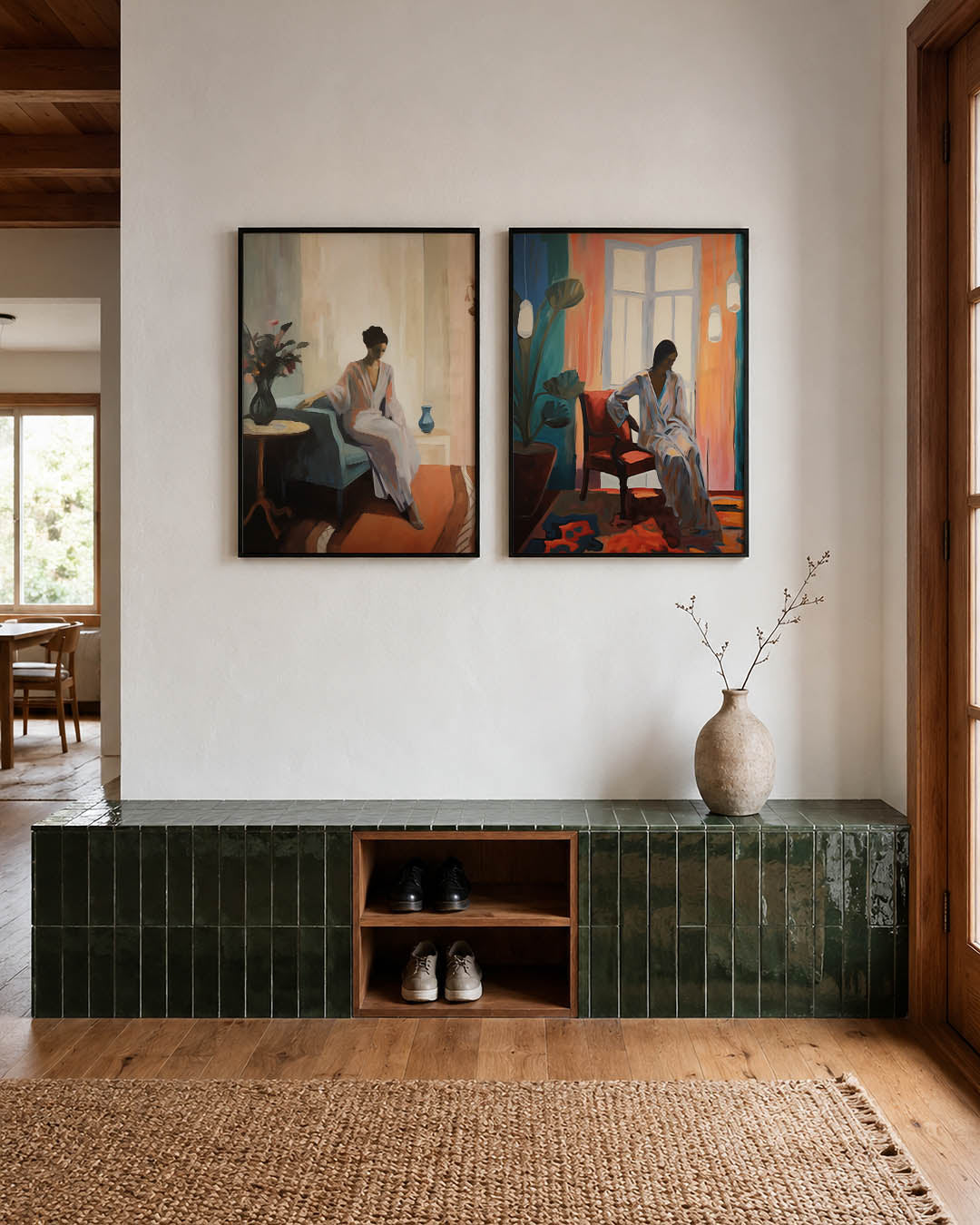 Zachte interieurharmonie Posterset