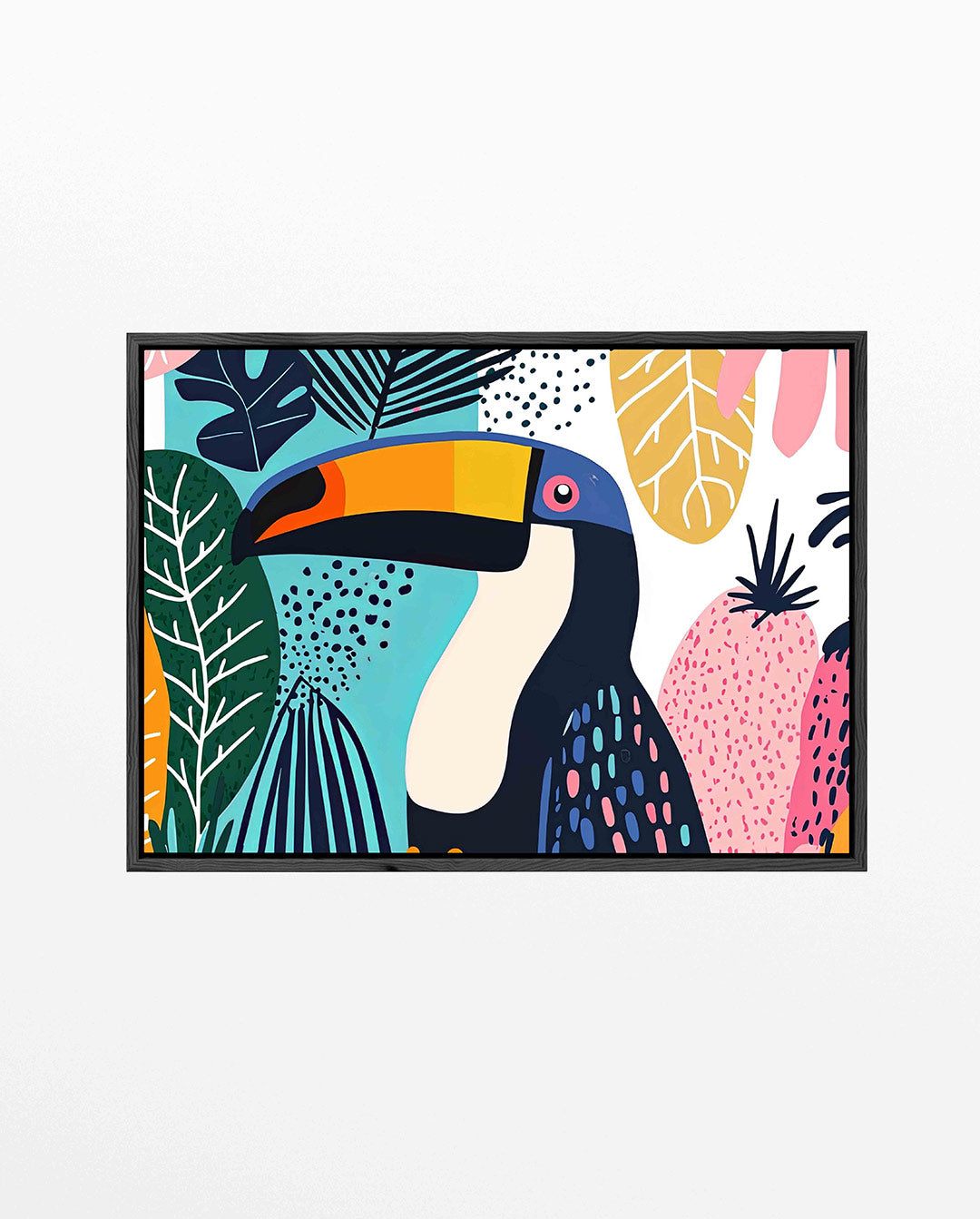 Vrolijke toekan illustratie Kunstwerk