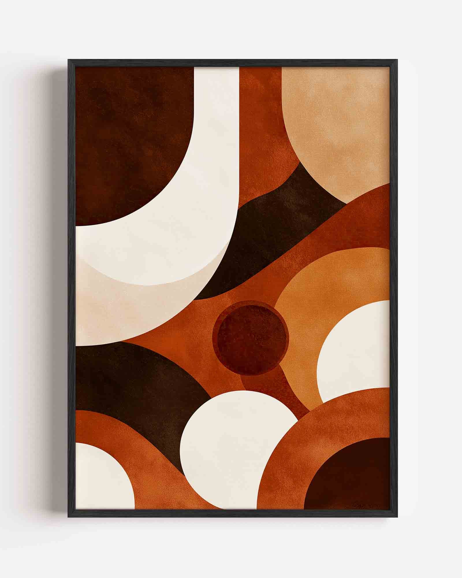 Abstracte vormen Poster