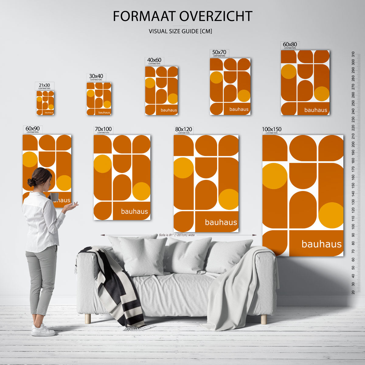 Vorm en kleur Poster
