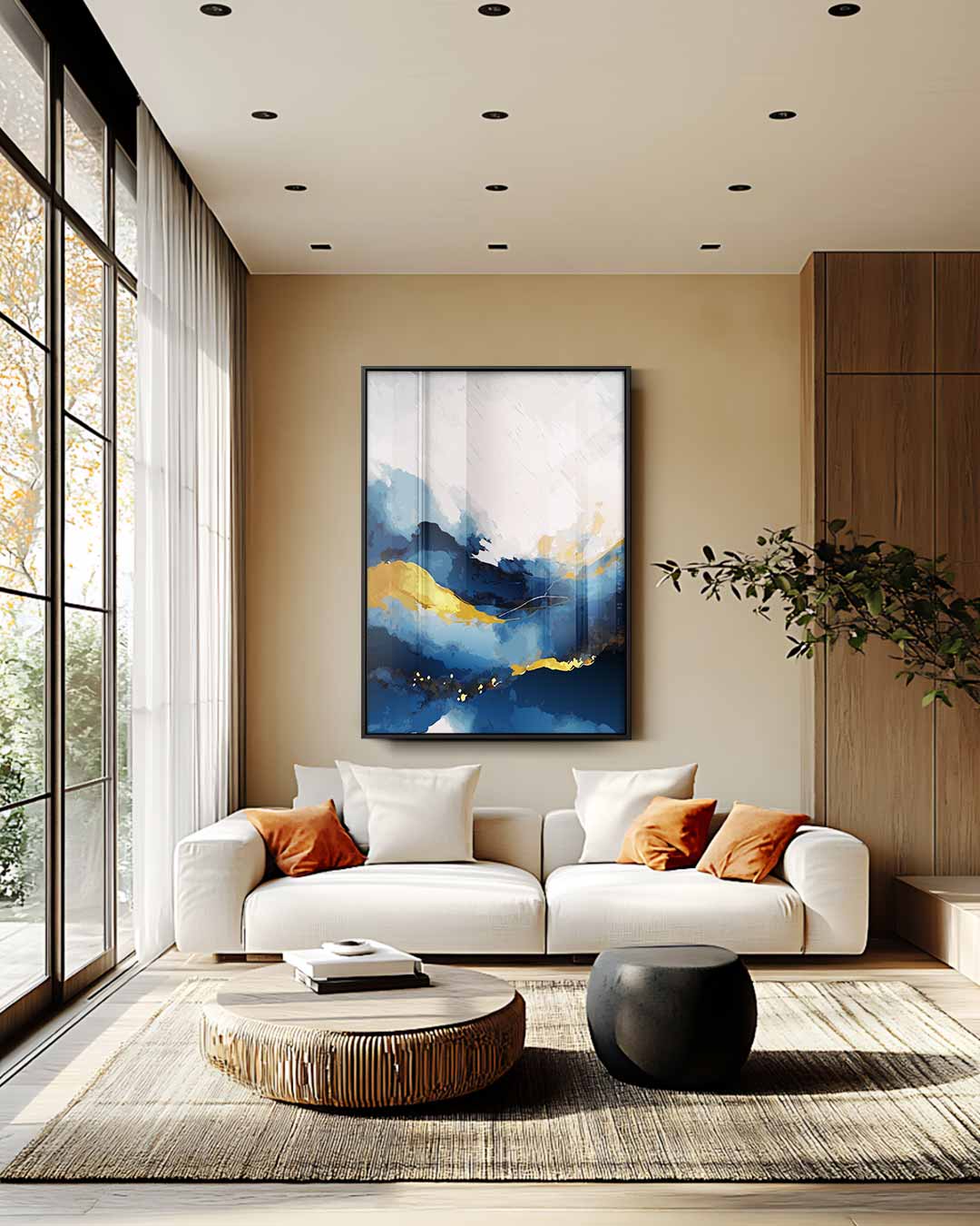 Dromerige Hemellaan Kunstwerk-canvas-dibond-plexiglas-wanddecoratie-WallArtistic