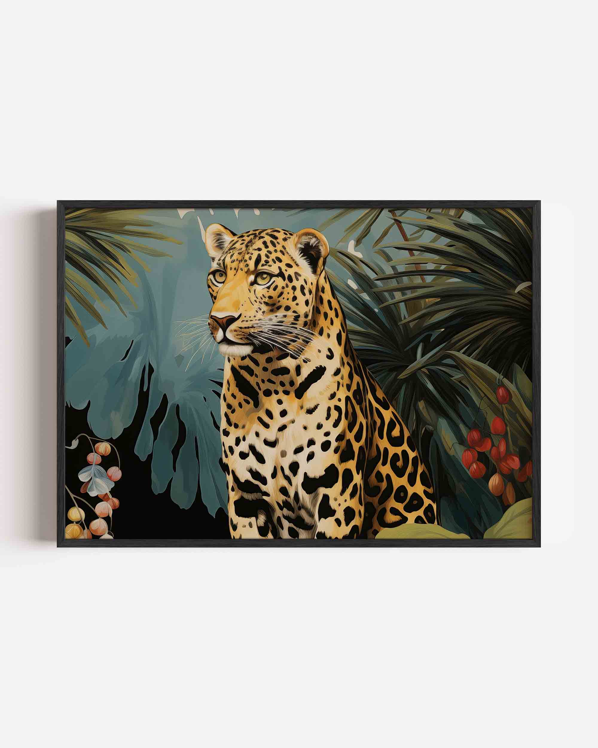 Luipaard in jungle Poster