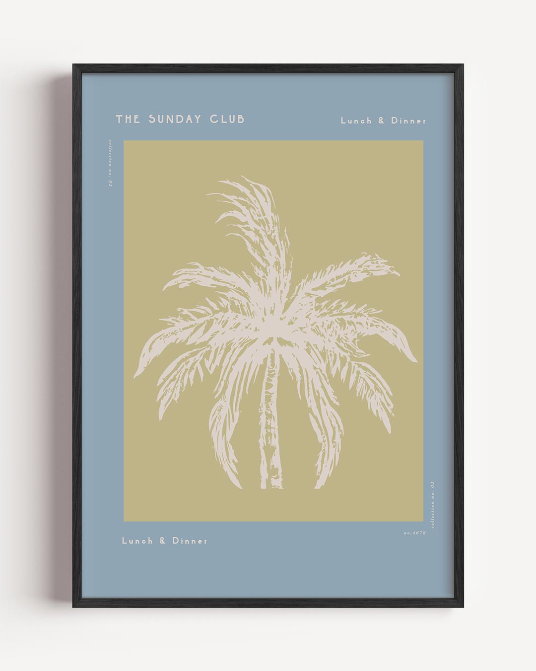 Tropische Palmboom Poster-WallArtistic