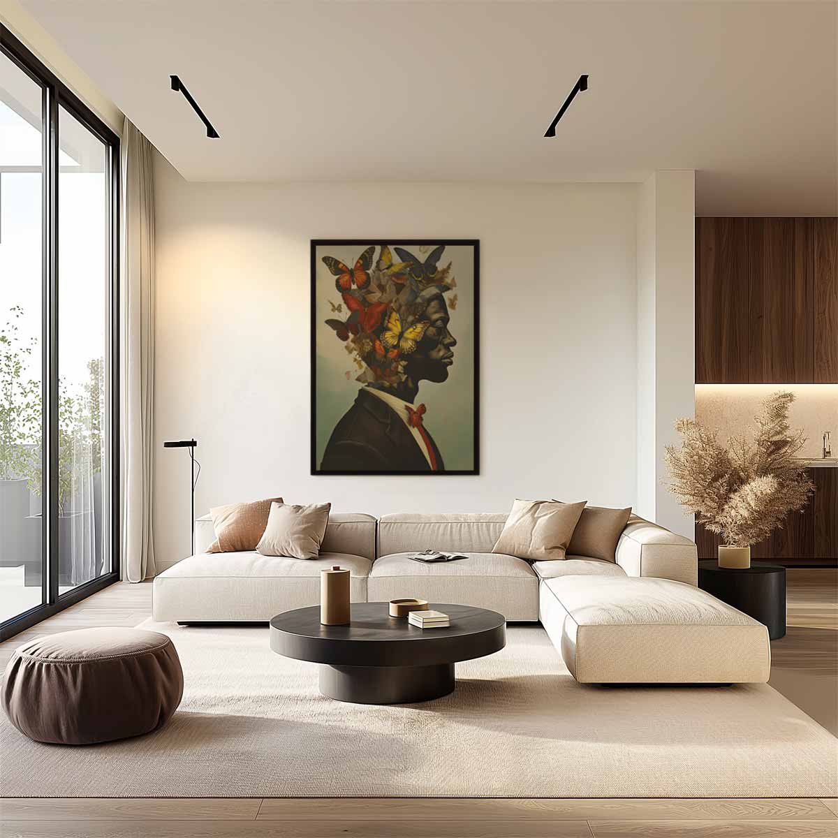 Vlinders van Vrijheid Kunstwerk-canvas-dibond-plexiglas-wanddecoratie-WallArtistic