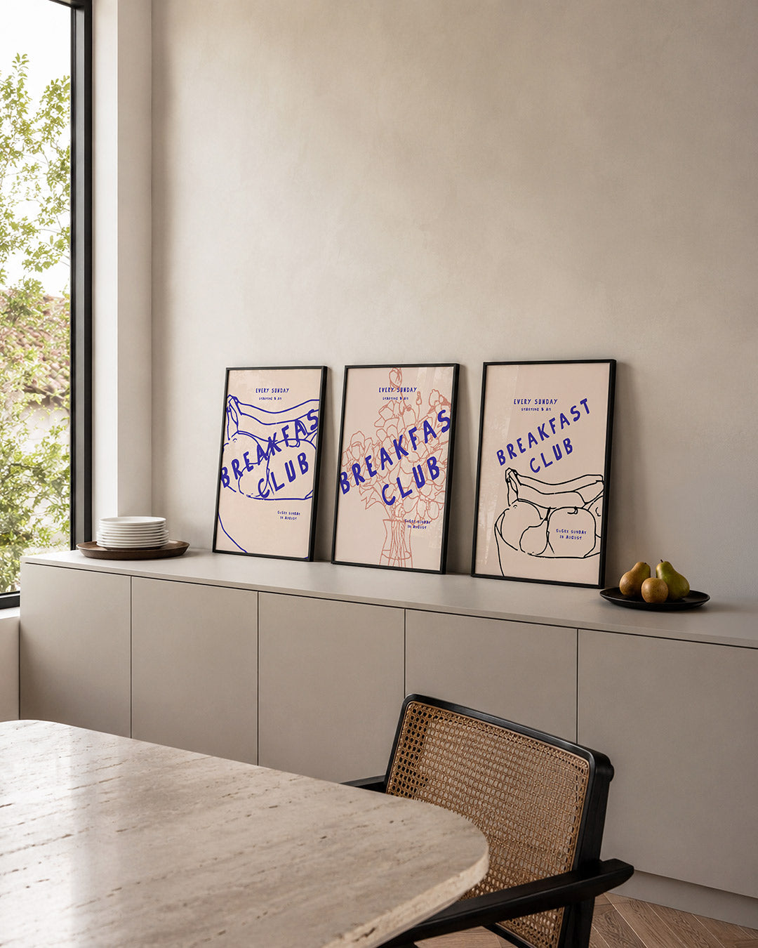 Lijnen en letters Posterset