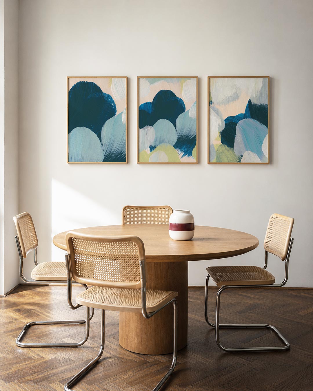 Kleurvlakken harmonie Posterset