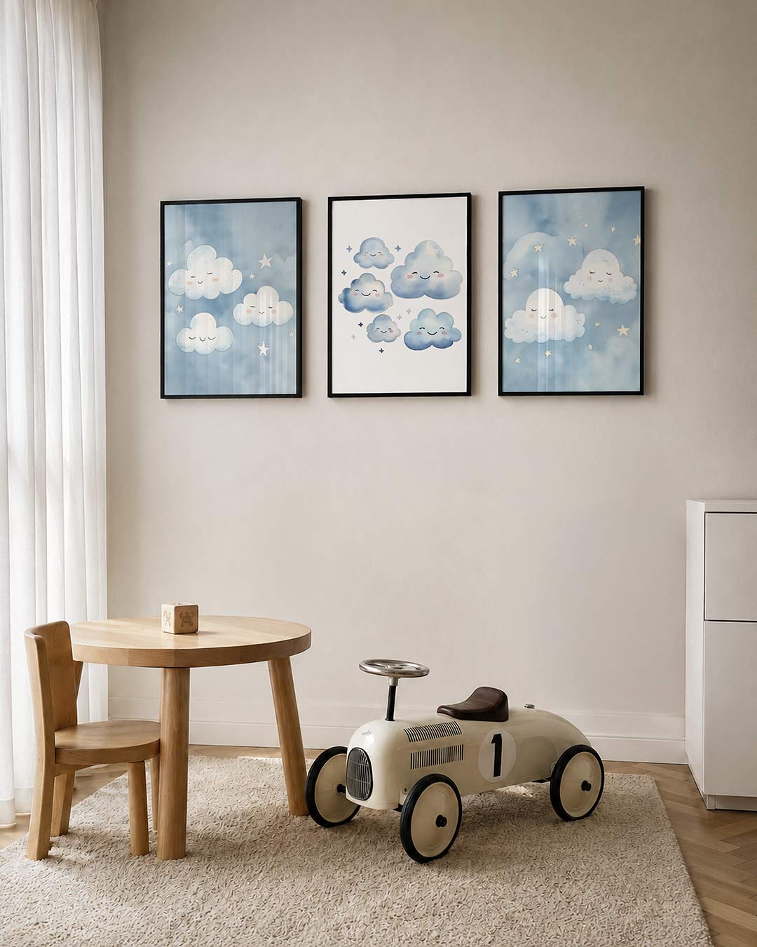 Dromerige wolkenhemel Posterset