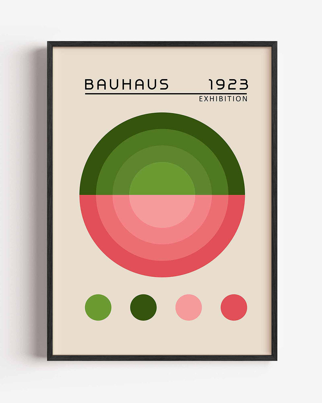 Cirkelvormen en kleuren Poster