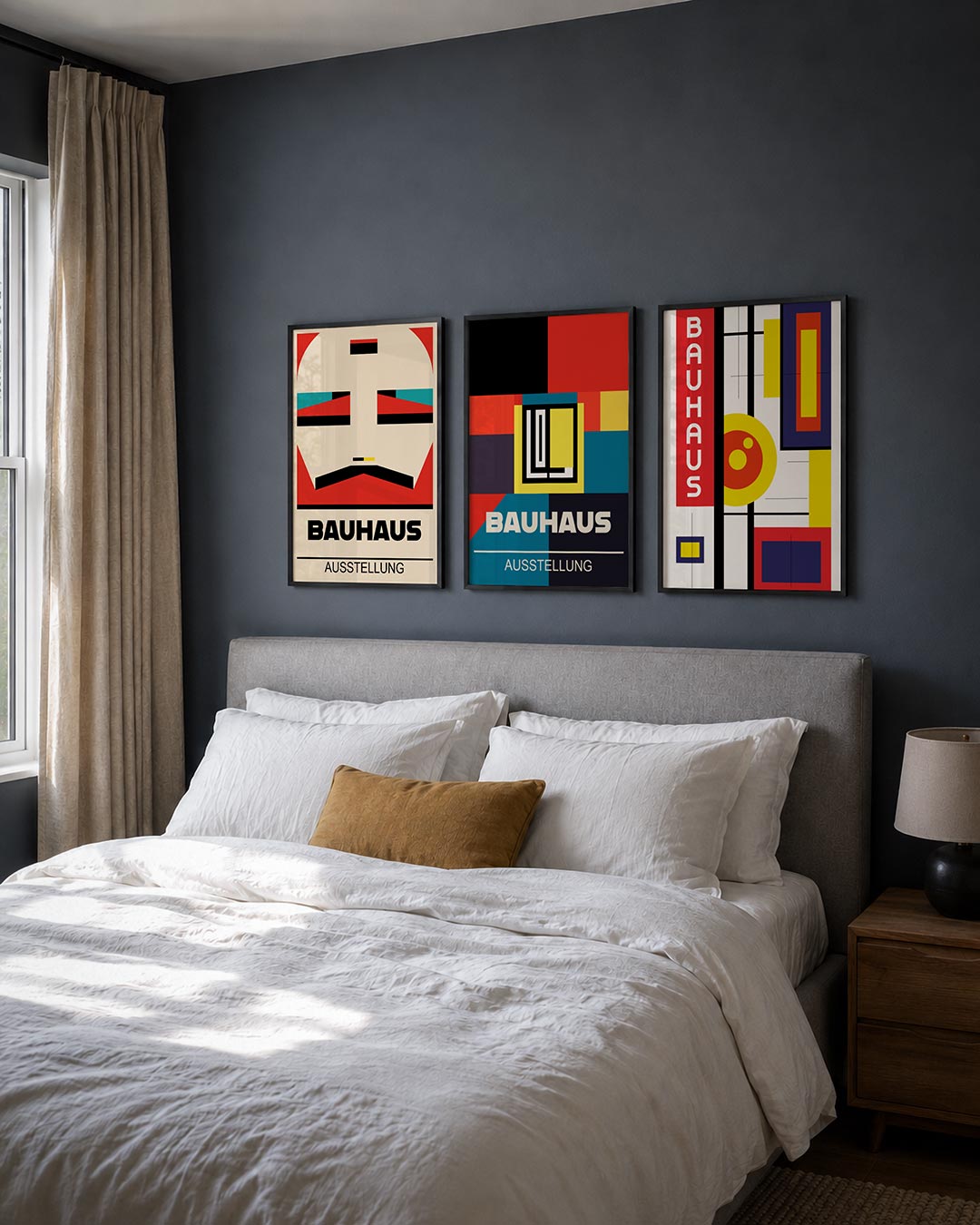 Kleurrijke vlakken Posterset