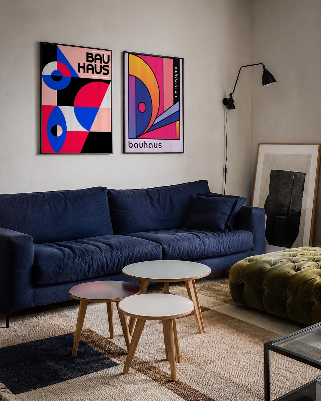 Vorm en kleurenspel Posterset