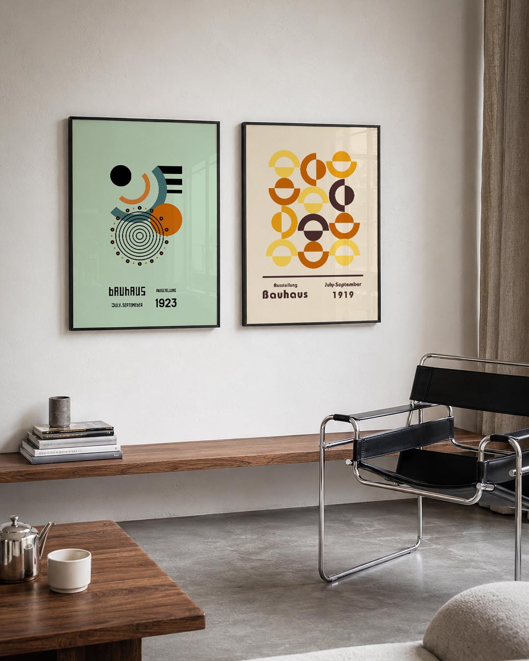 Cirkel en lijnenspel Posterset