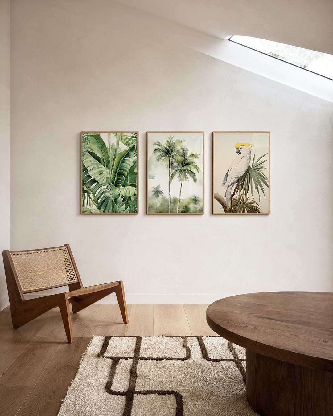 Groene bladeren harmonie Posterset