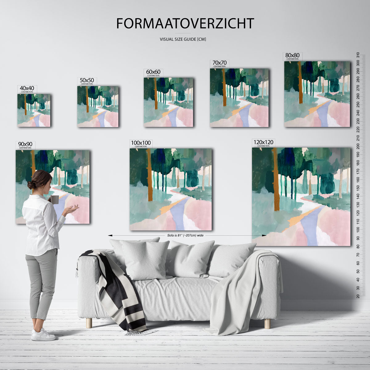 Boslandschap Poster