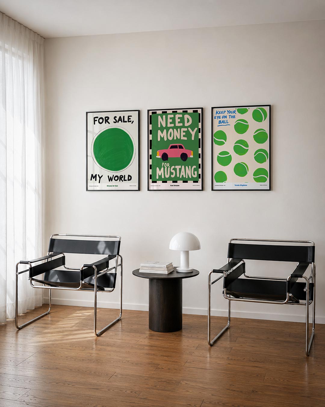 Groene cirkel Posterset