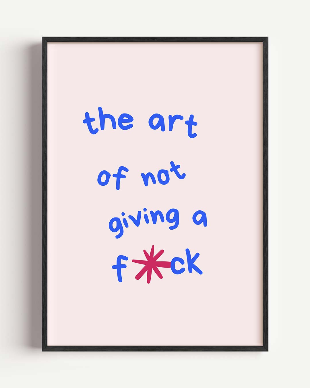 De Kunst van Loslaten Poster-WallArtistic