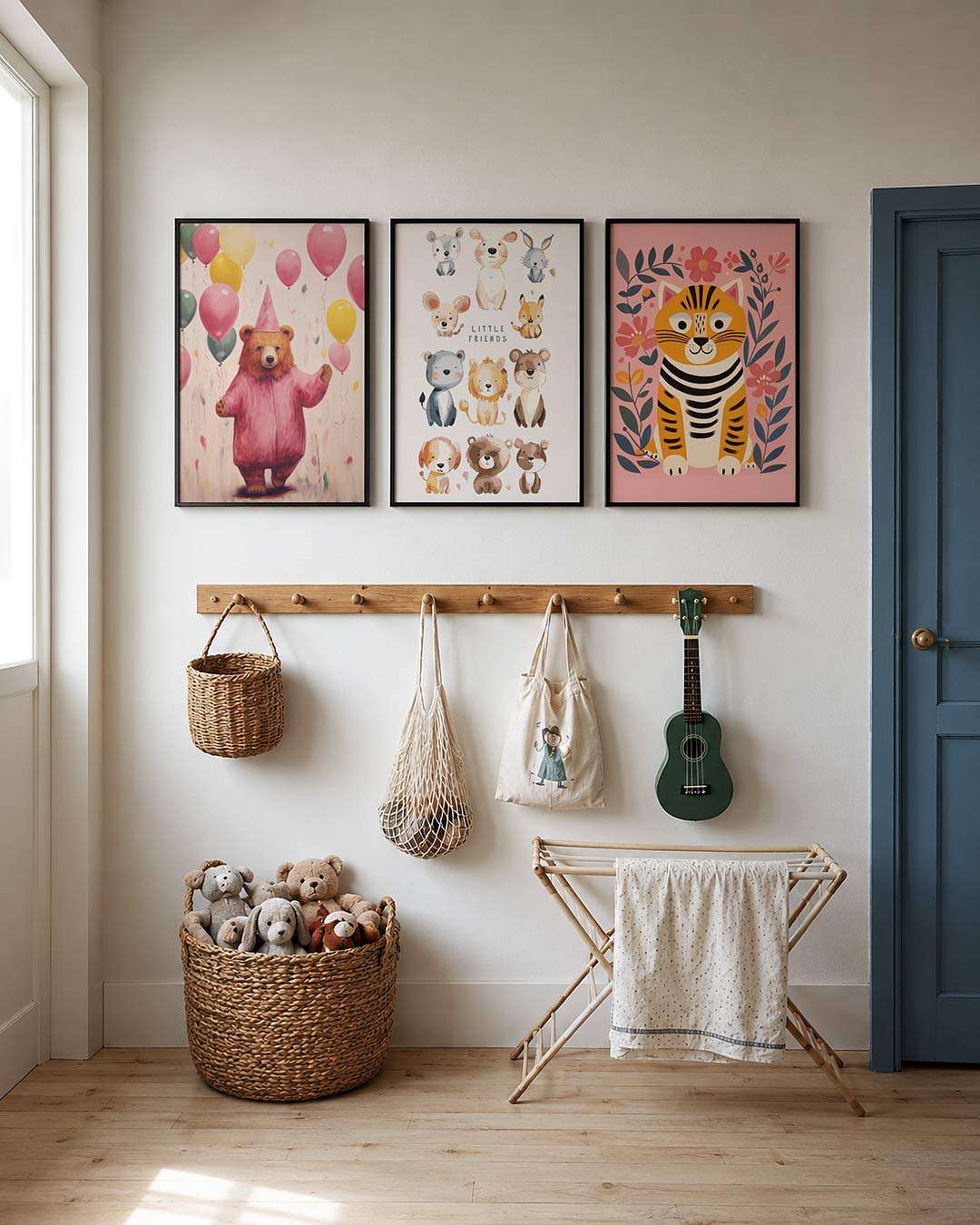 Vrolijke tijger Posterset