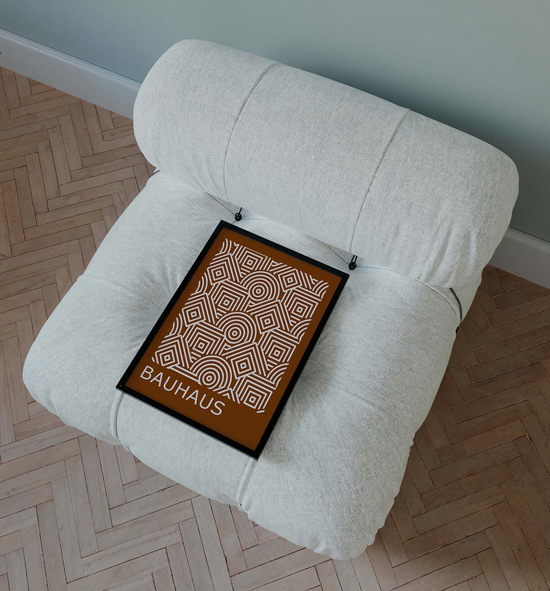 Lijnen en patronen Poster