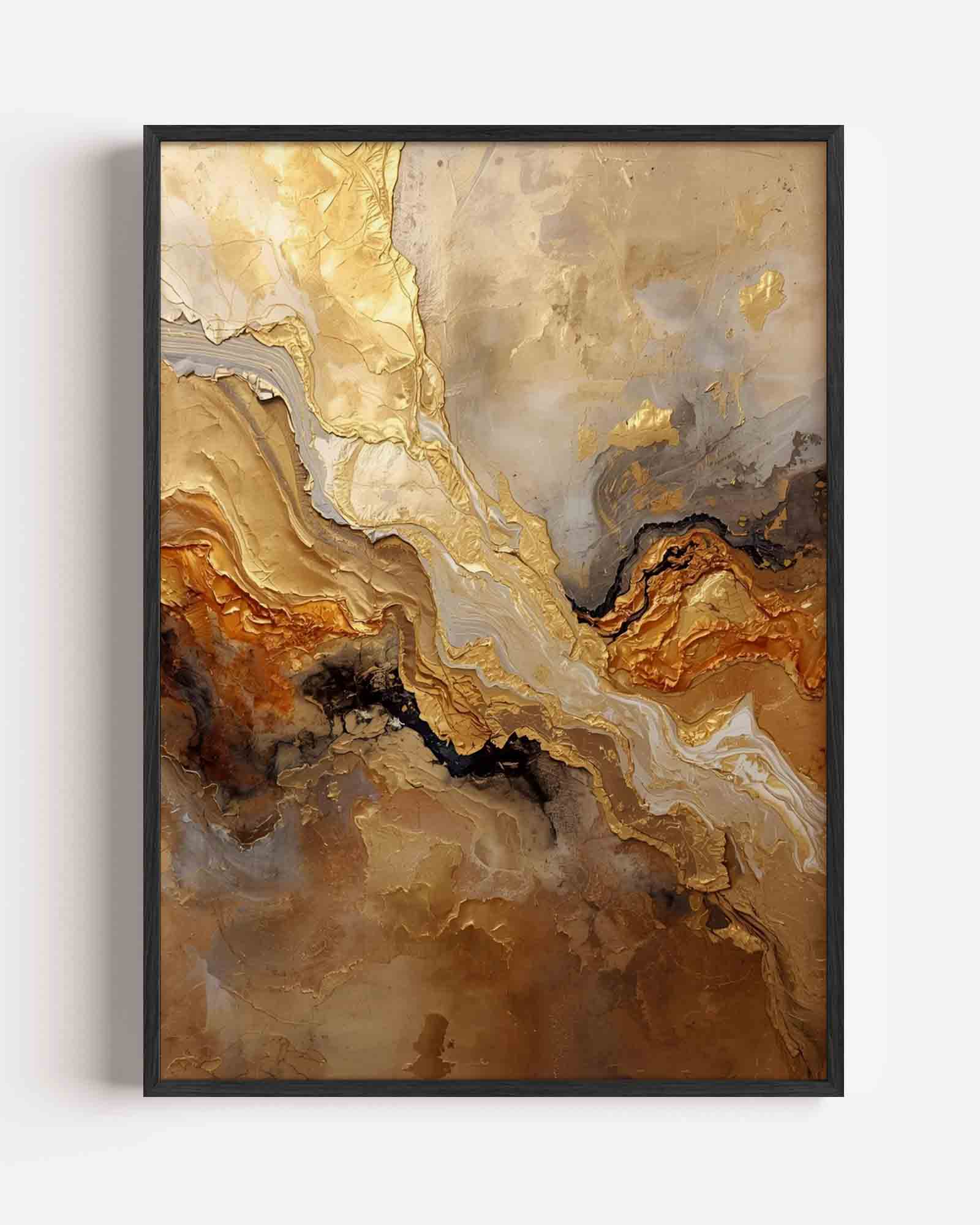 Gouden textuur Poster