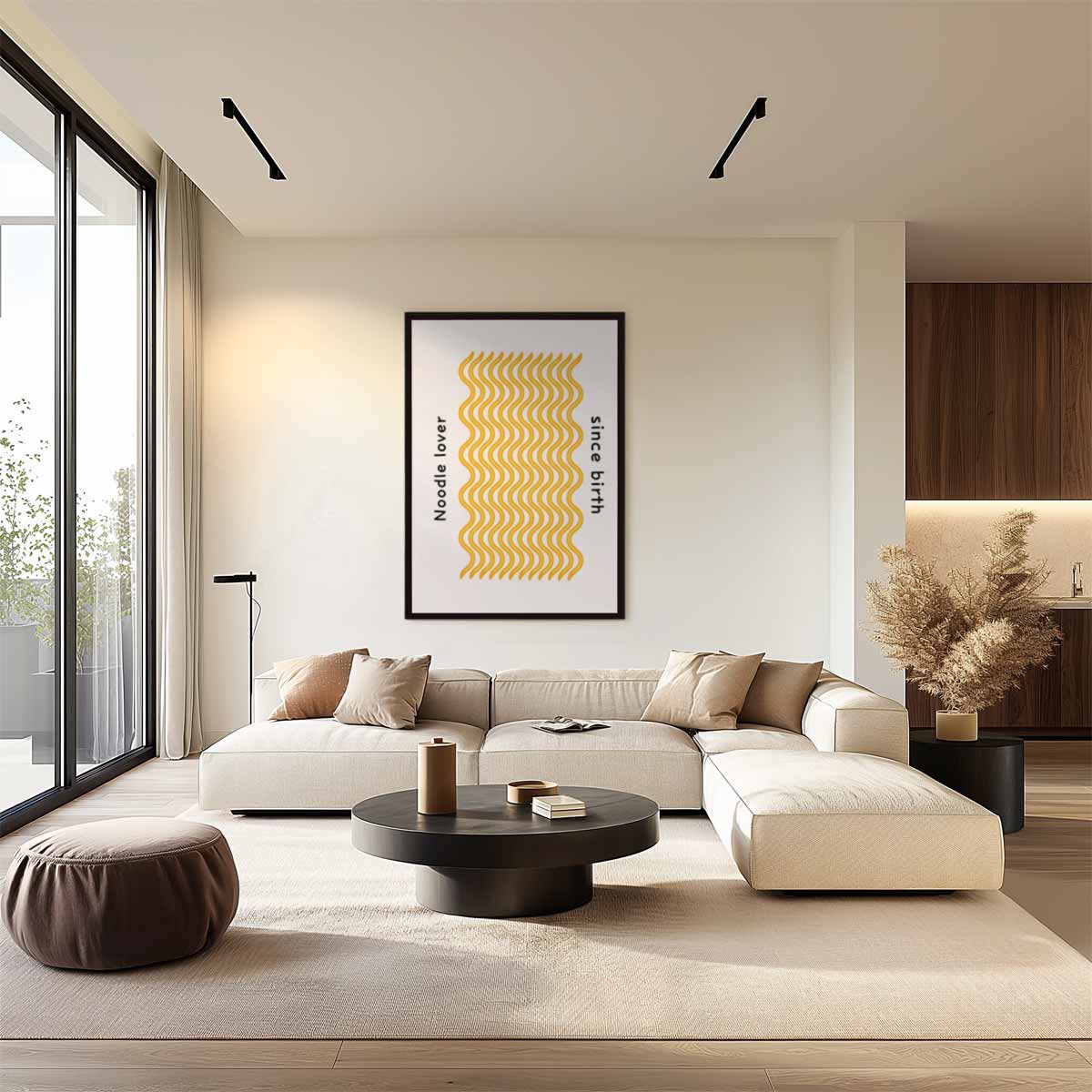 Noodle Lover Since Birth Poster Kunstwerk-canvas-dibond-plexiglas-wanddecoratie-WallArtistic