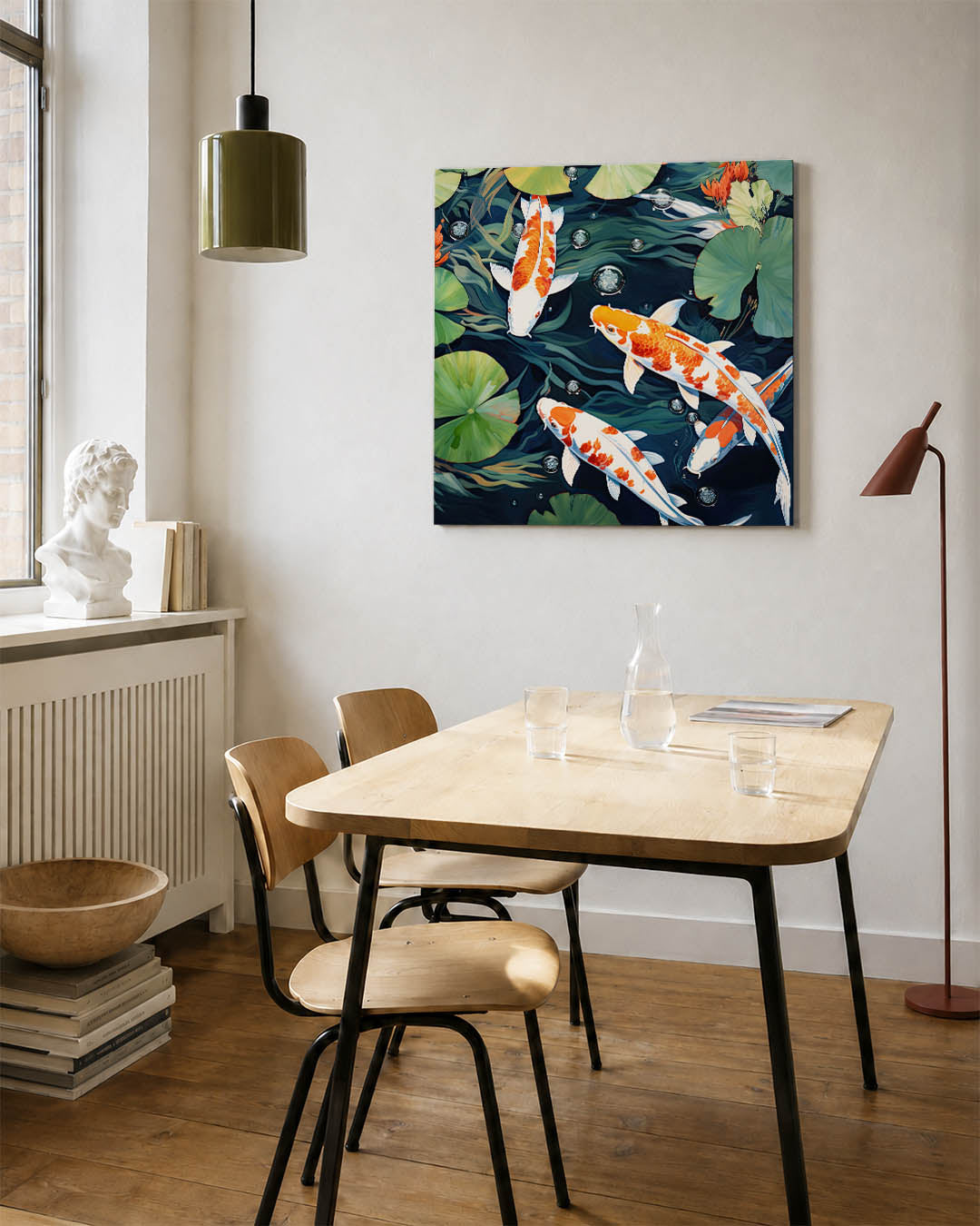 Kleurrijke vissen Kunstwerk