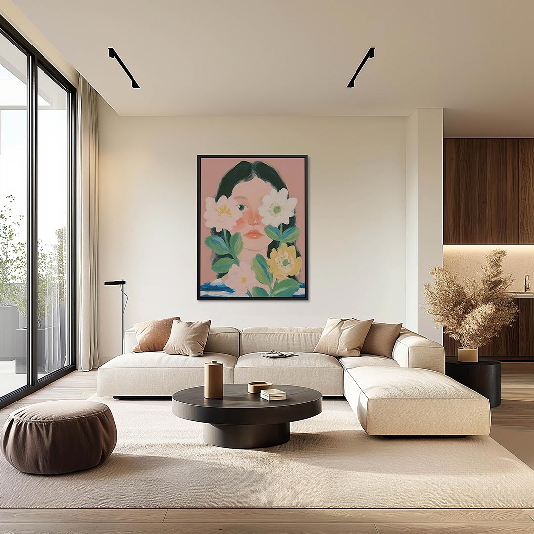 Bloemenportret Kunstwerk
