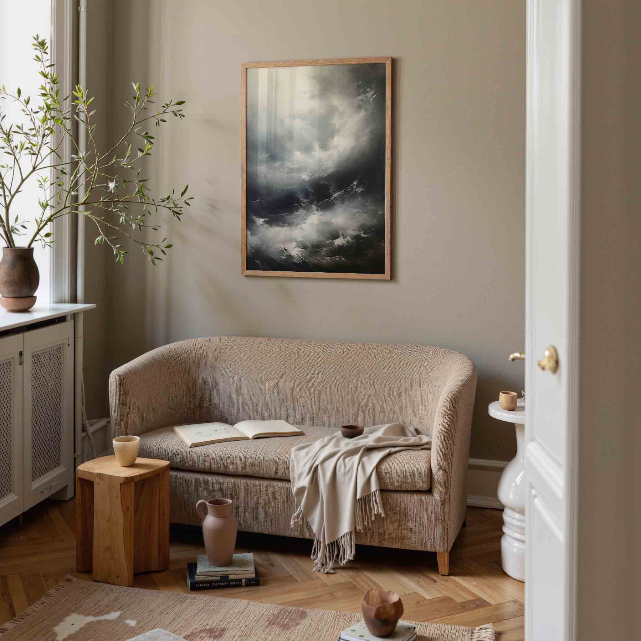 Dramatische wolkenlucht Poster