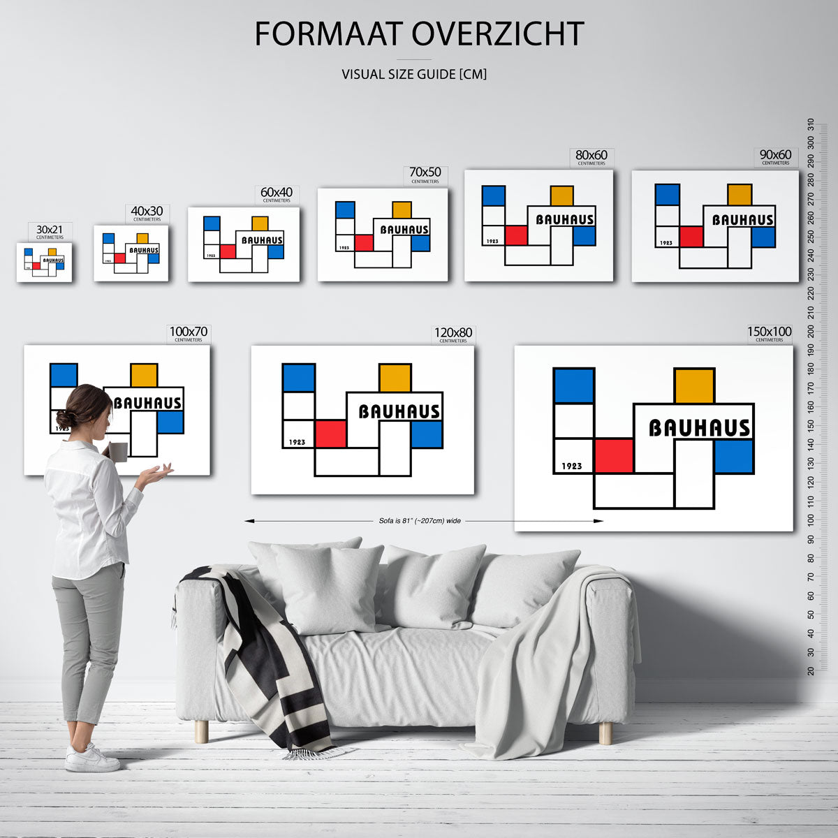 Vormen en vlaken Poster