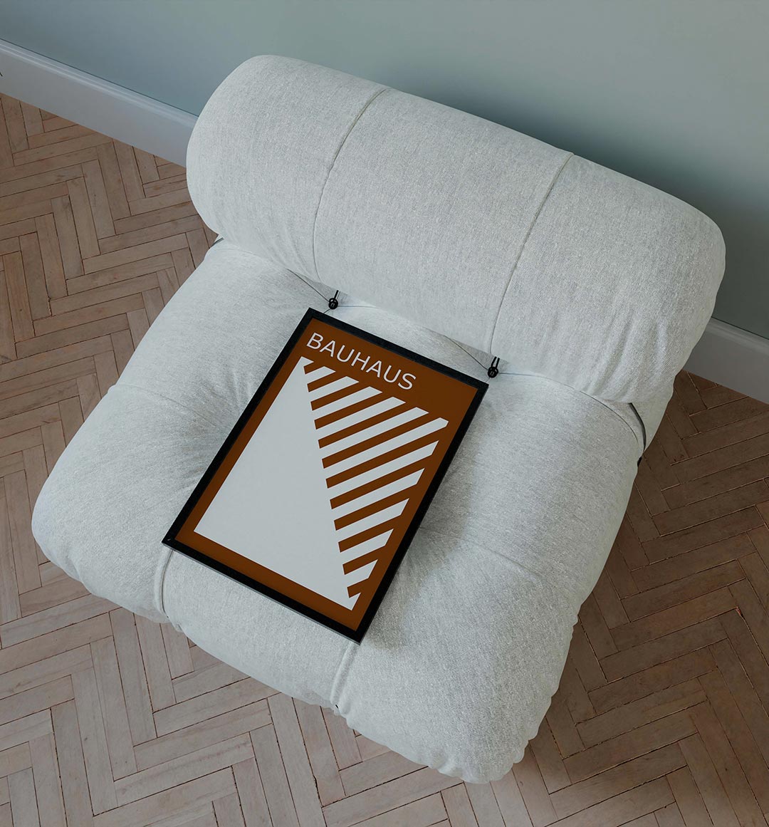 Diagonal lijnen Poster