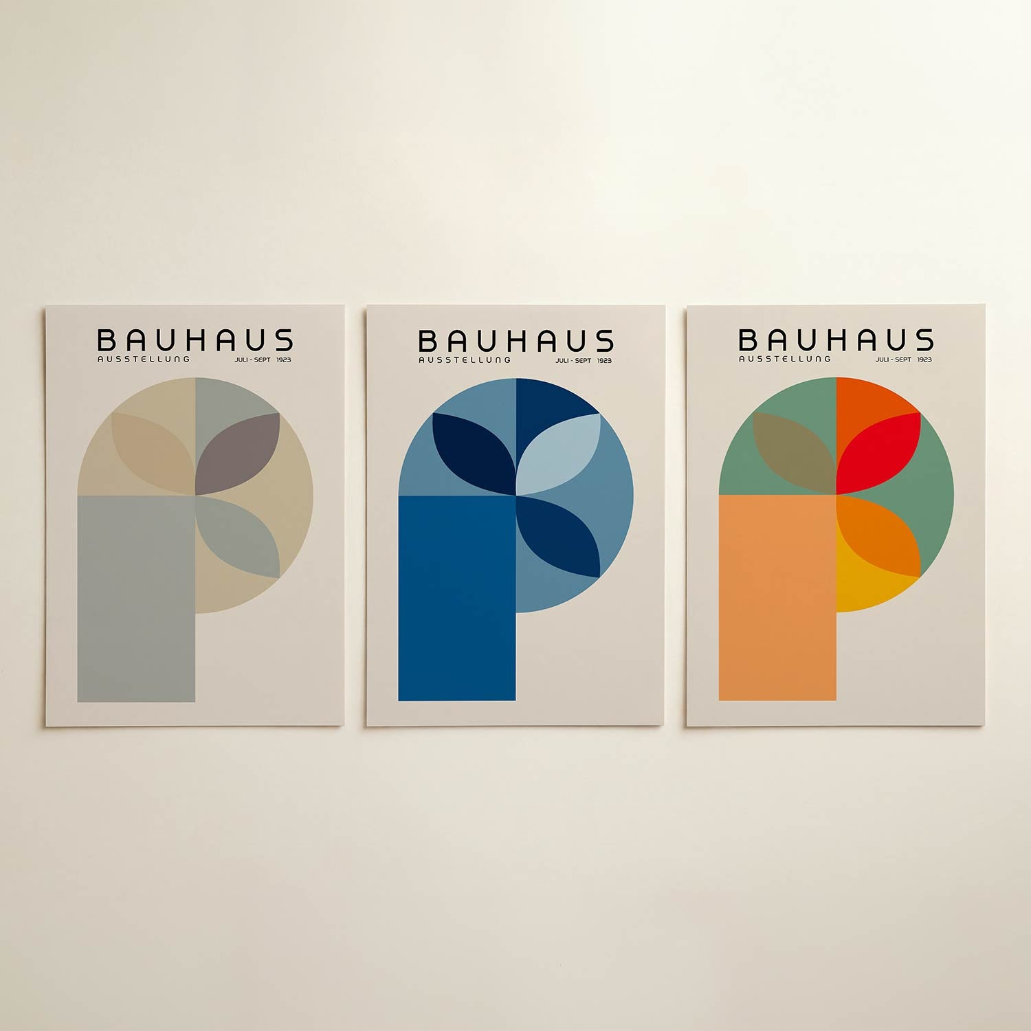 Vormen en vlakken Posterset