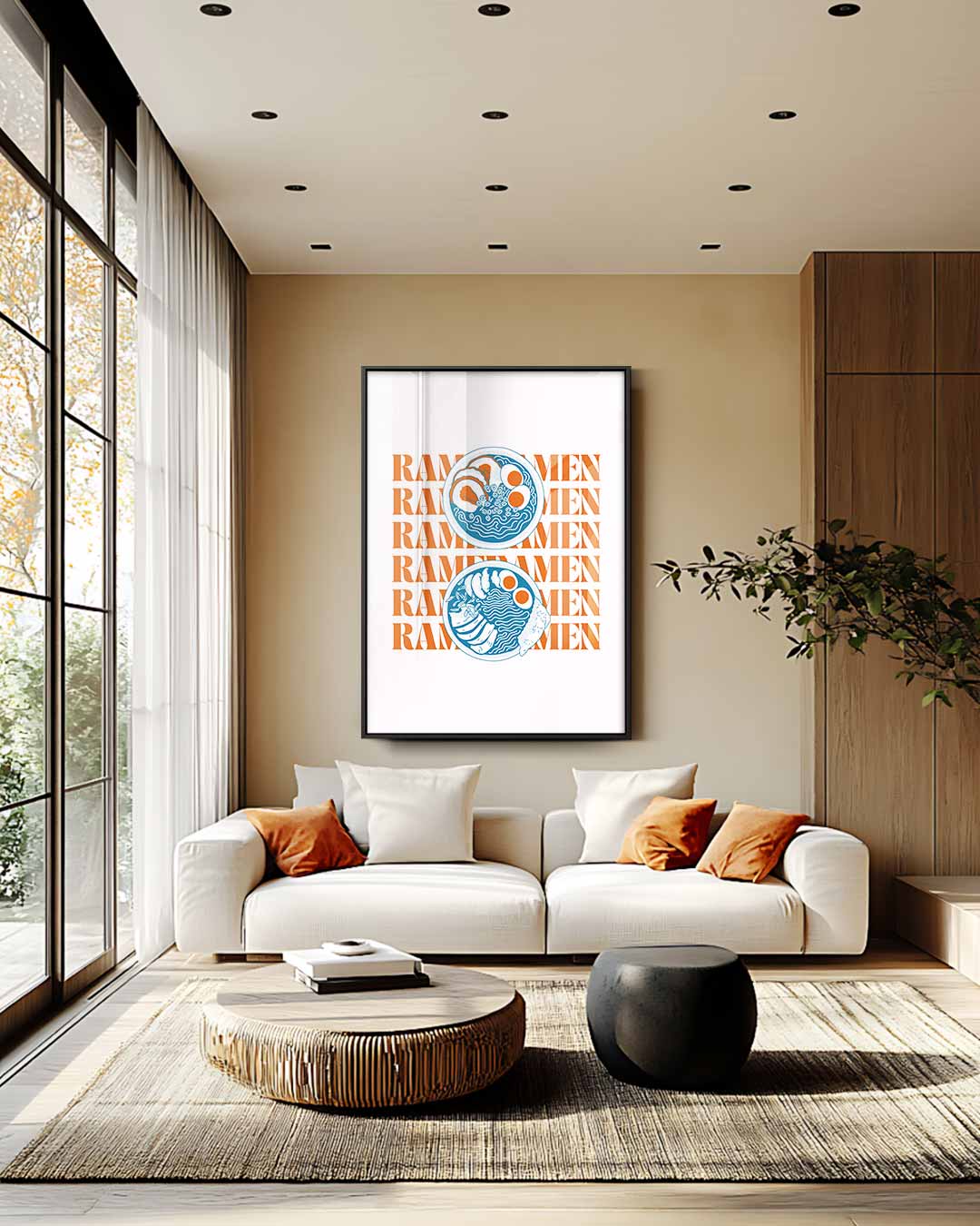 Ramen Delight Poster Kunstwerk-canvas-dibond-plexiglas-wanddecoratie-WallArtistic