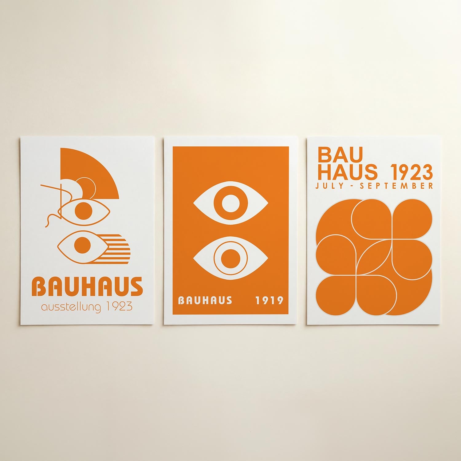 Oog en lijnenspel Posterset