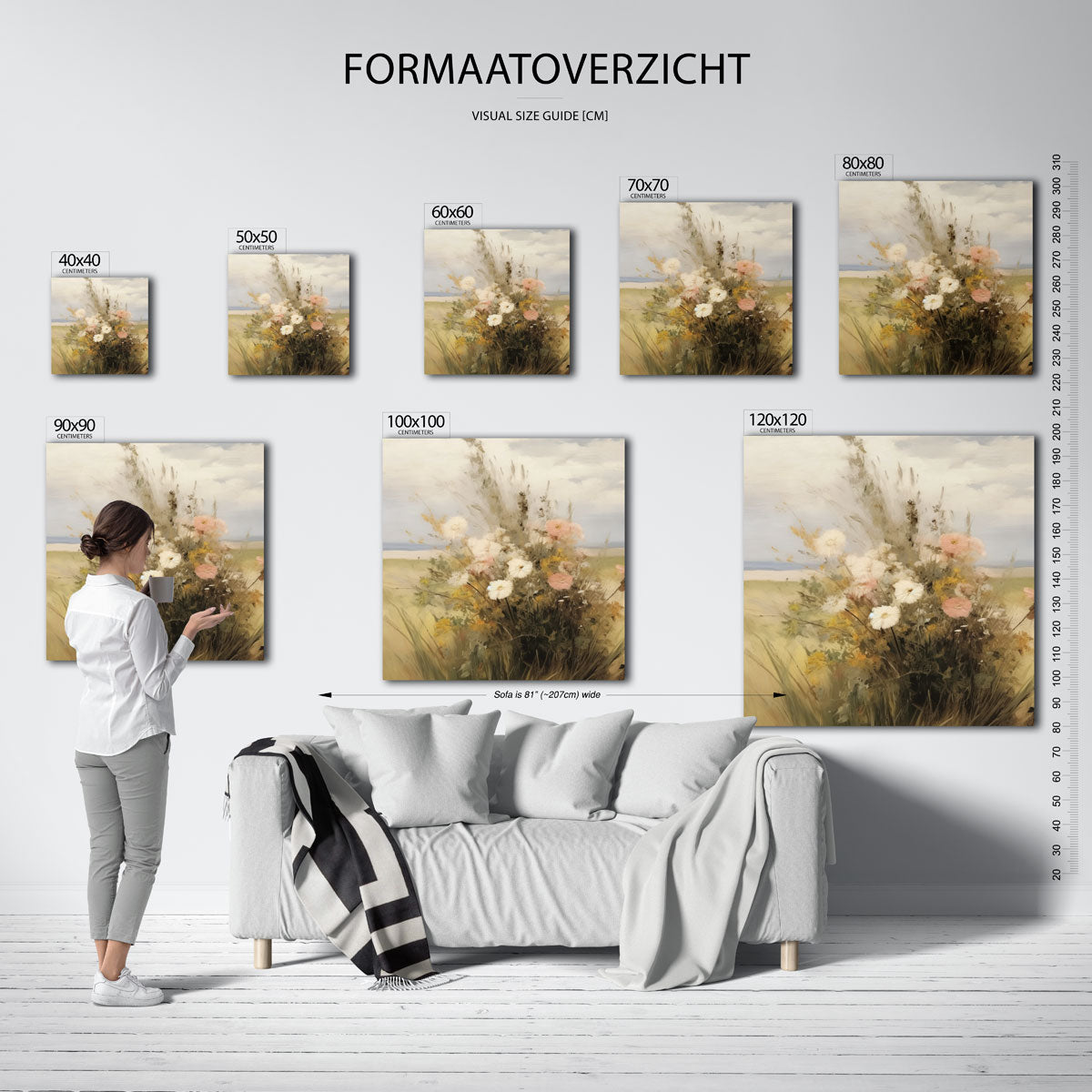 Bloemenveld Poster