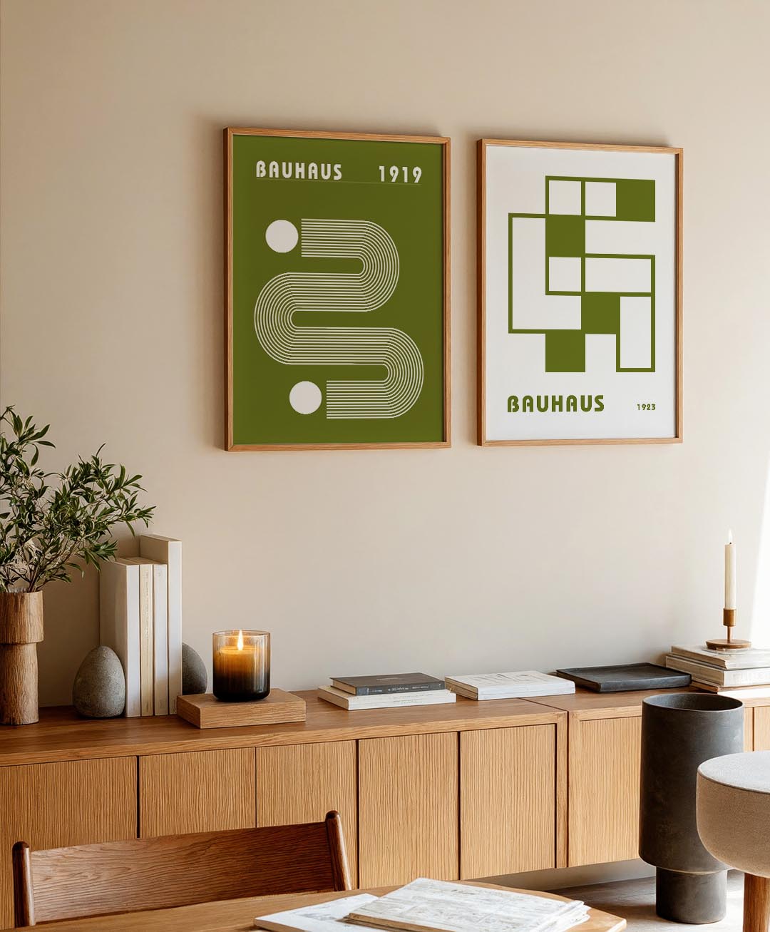 Lijnen en vormen Posterset