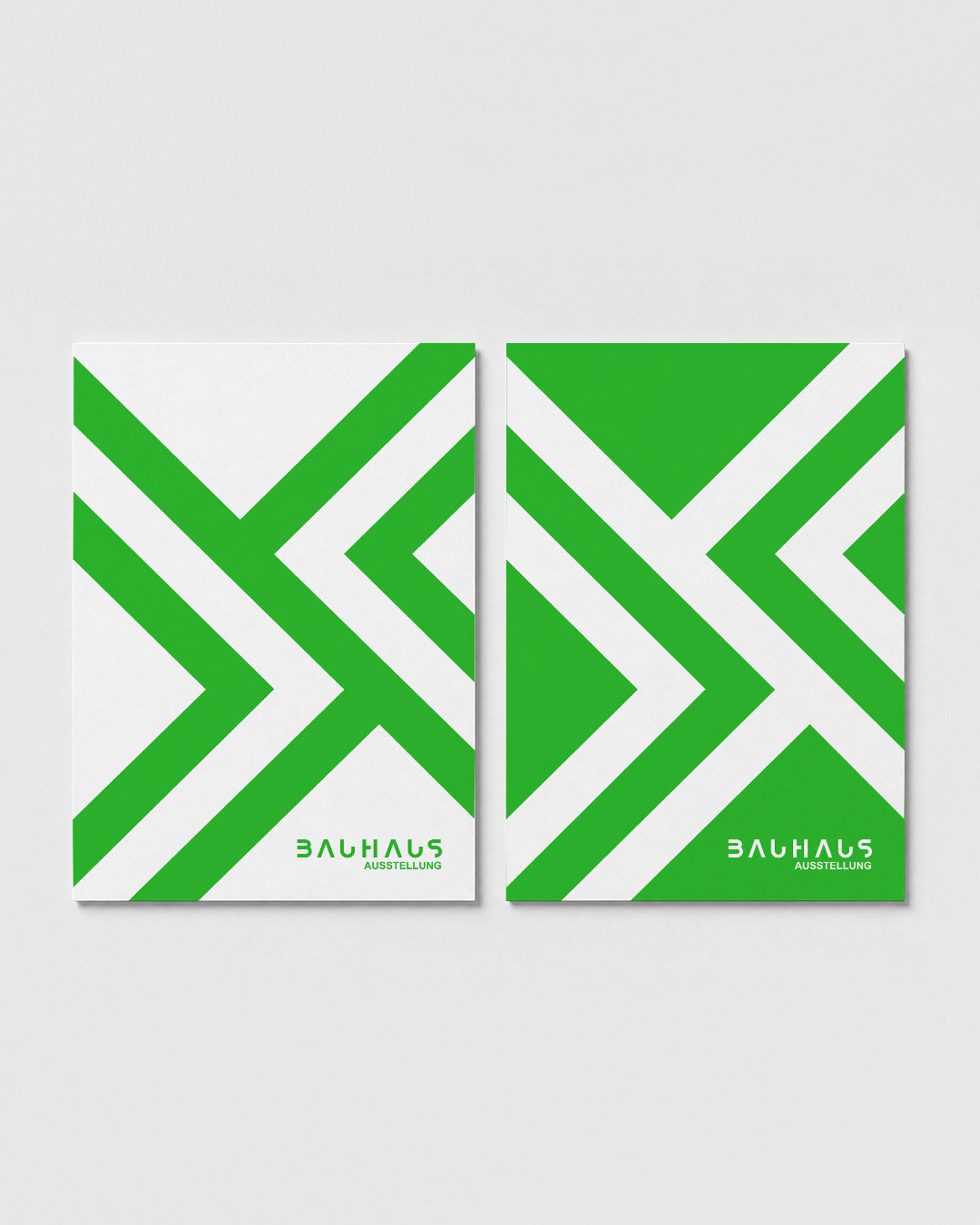 Groene lijnenspel Posterset