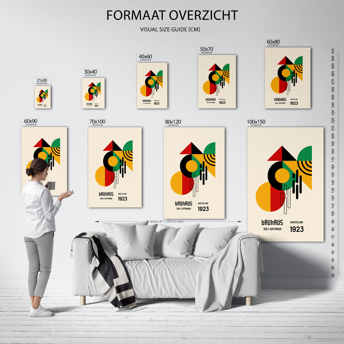 Vormen en vlakkenspel Poster