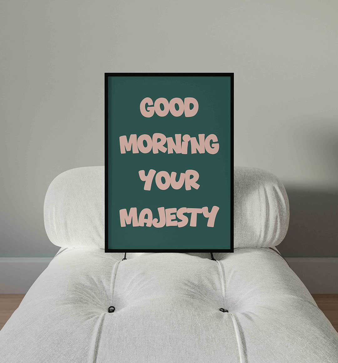 Good morning tekst Poster